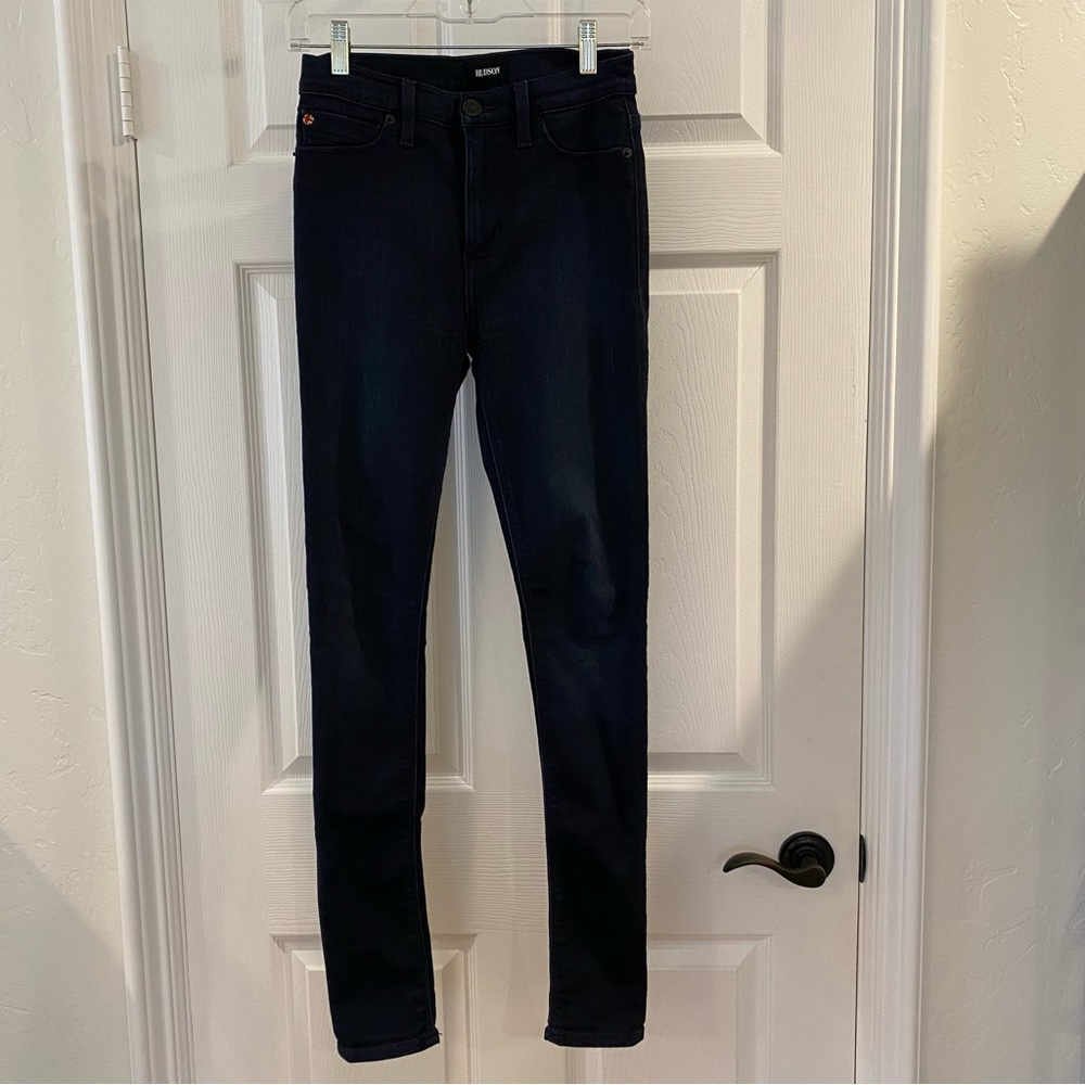 HUDSON JEANS BARBARA HIGH WAIST SUPER SKINNY JEANS